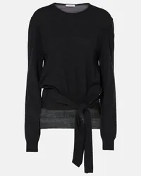 Christophe Lemaire Top in misto lana Nero