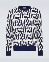 Moncler Pullover Monogram in misto cotone Multicolore