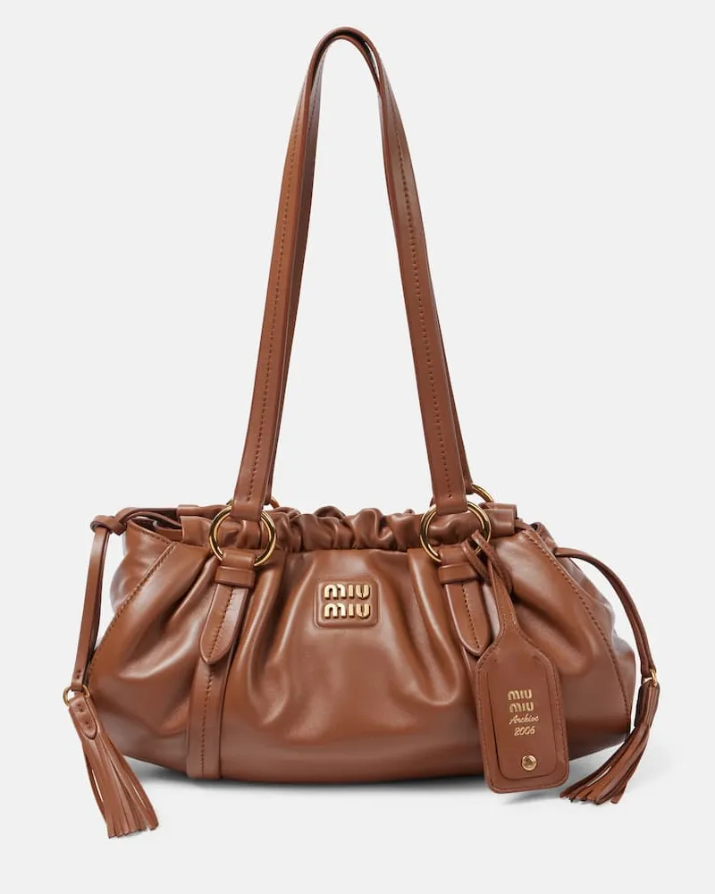 Miu Miu Borsa a spalla Joie in pelle Marrone