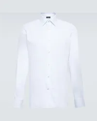 Ermenegildo Zegna Camicia Trofeo in cotone Bianco