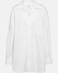 Bottega Veneta Camicia in popeline di cotone Neutro