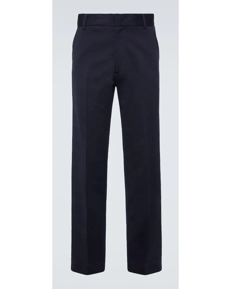 Missoni Pantaloni regular in misto lana Blu