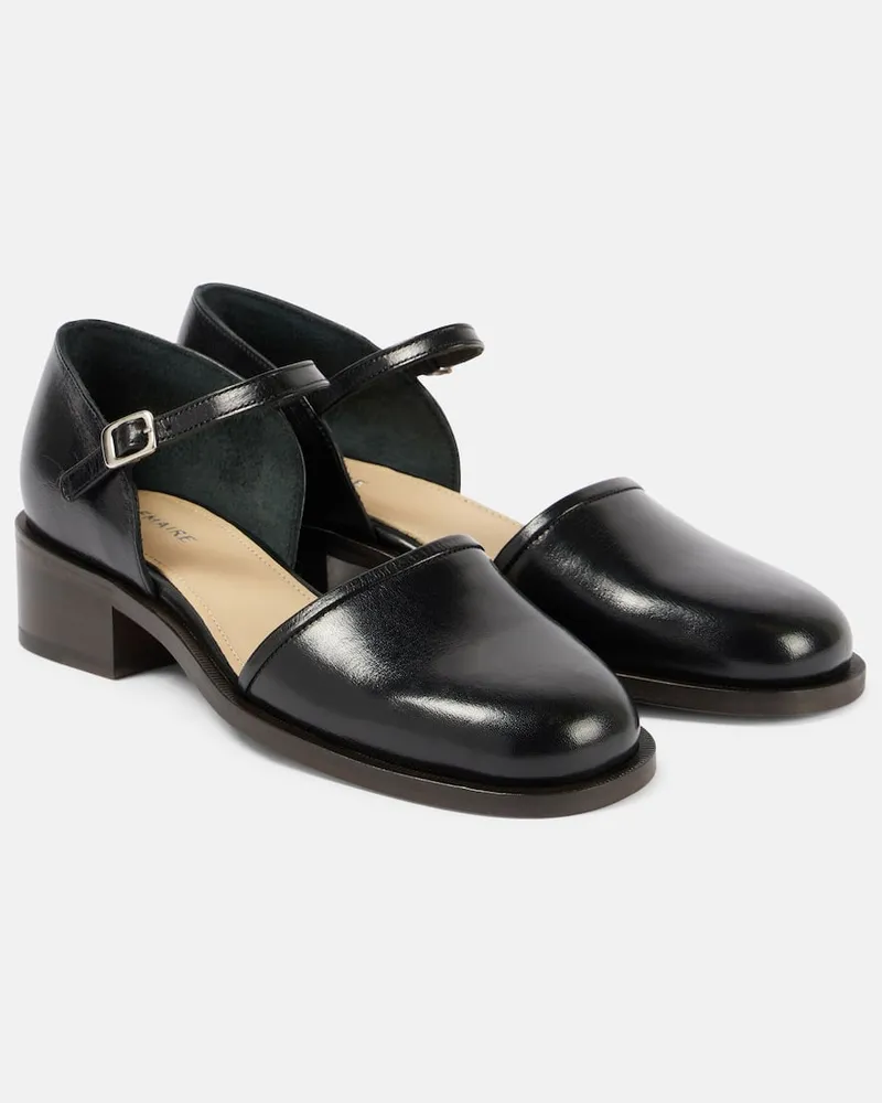 Christophe Lemaire Pumps Mary Jane in pelle Nero