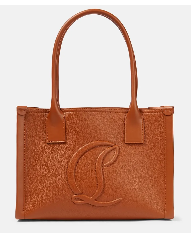 Christian Louboutin Borsa By My Side Large in pelle Marrone