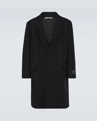 Valentino Garavani Cappotto monopetto in misto lana Nero