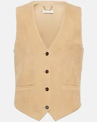 Chloé Chloé Gilet in cotone Beige