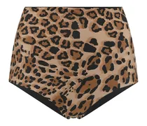 Slip bikini Bree a stampa leopardata
