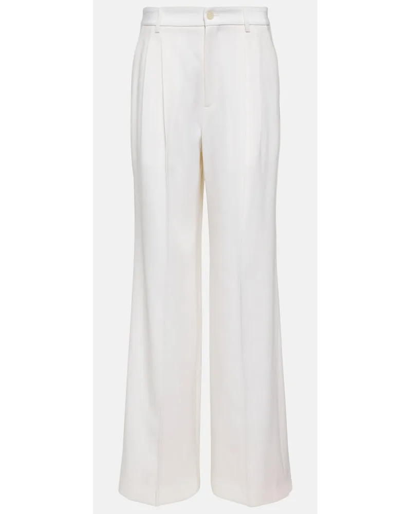 Nili Lotan Pantaloni Flavie in lana vergine Bianco