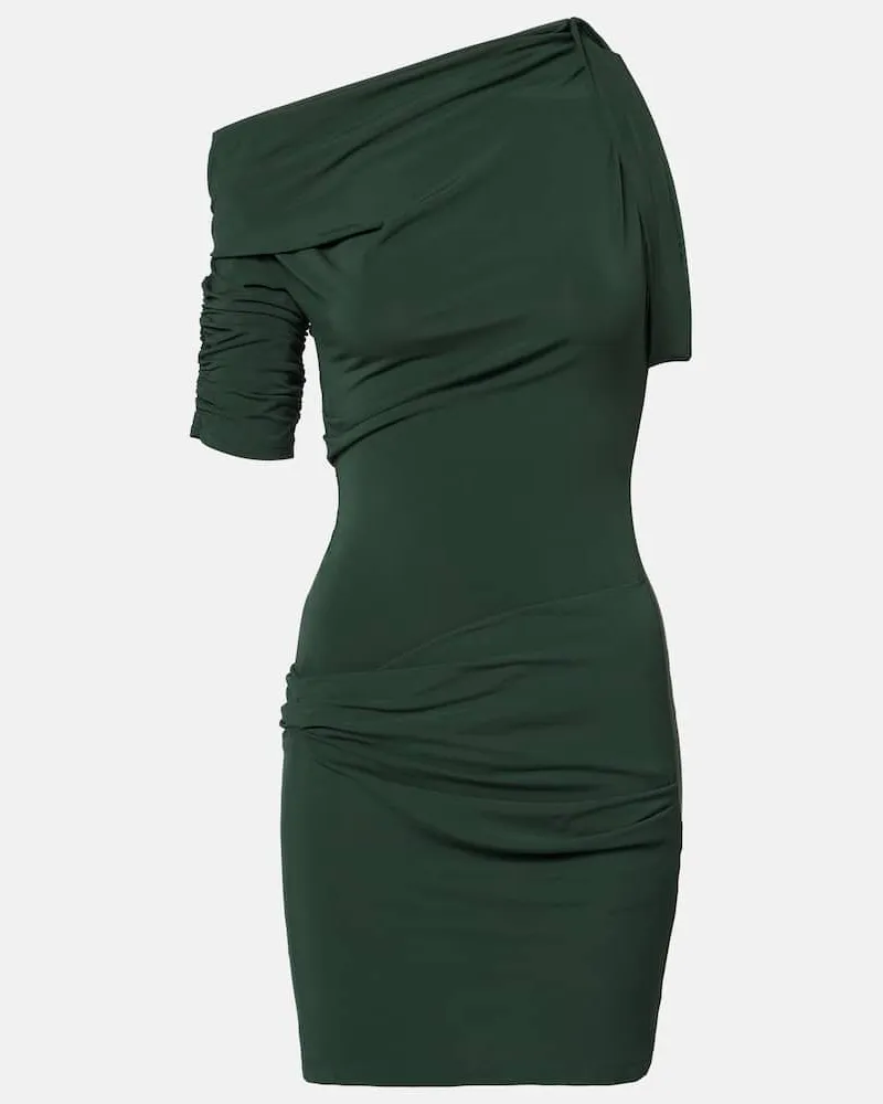 Jacquemus Abito corto monospalla Drapeado Verde