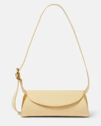 Jil Sander Borsa a spalla Cannolo Mini in pelle Grigio