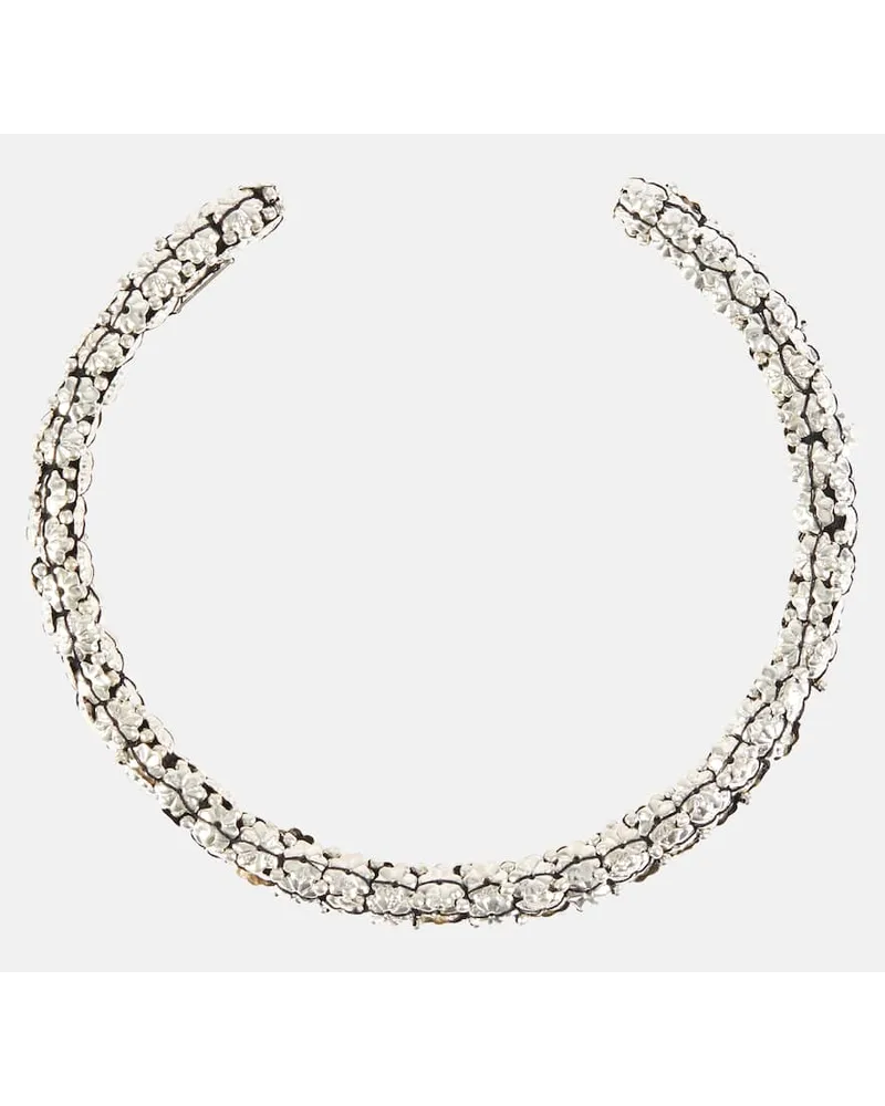 Isabel Marant Collana in ottone con decorazione Argento