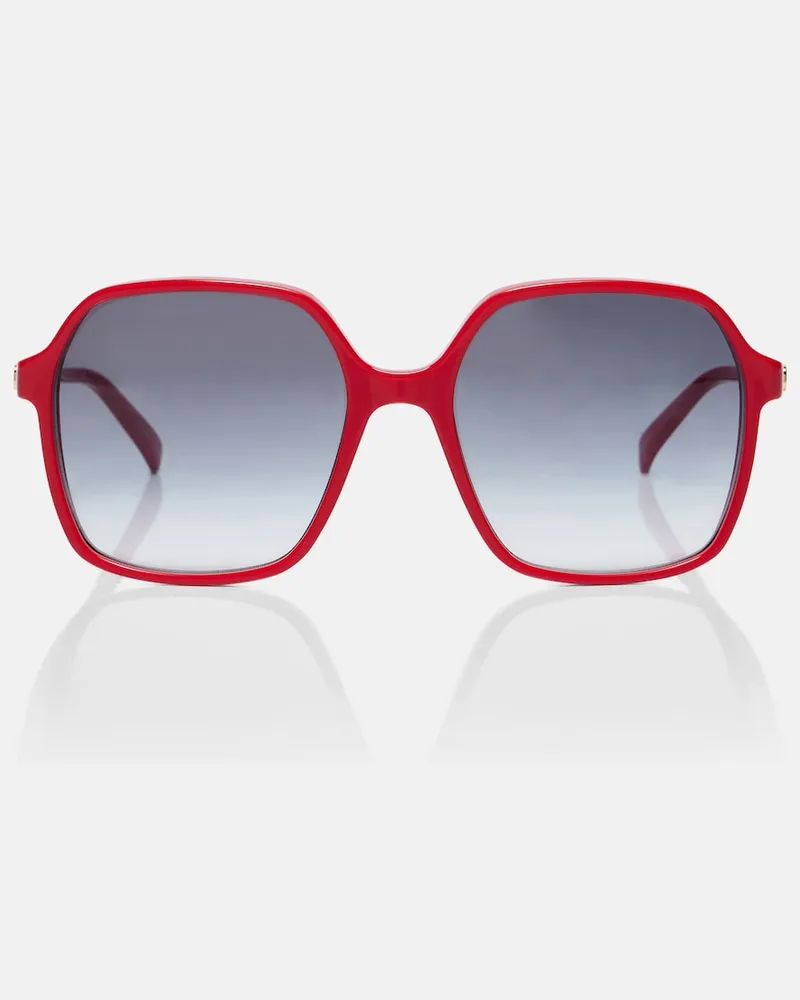 Valentino Garavani Occhiali da sole oversize VLogo Rosso