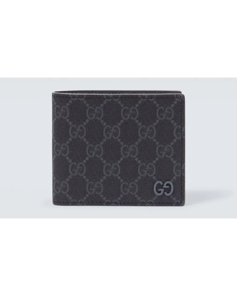 Gucci Portafoglio in canvas GG Nero