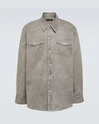 Our Legacy Camicia di jeans Frontier Grigio