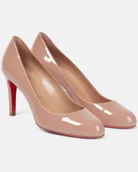 Christian Louboutin Pumps Pumppie 85 in vernice Beige