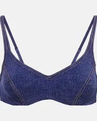 Karla Colletto Top bikini Indi Blu