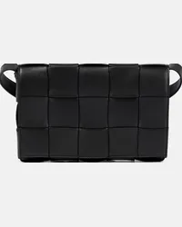 Bottega Veneta Borsa a spalla Cassette in pelle Nero