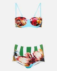 Dolce & Gabbana Bikini Portofino con stampa Multicolore