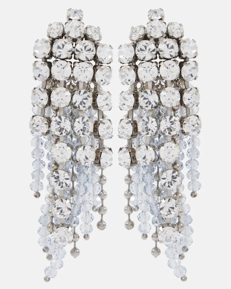 Givenchy Orecchini pendenti Crystal Bow Argento