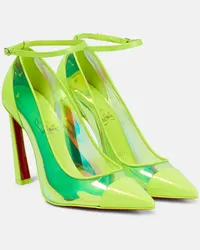 Christian Louboutin Pumps in pelle e PVC Giallo