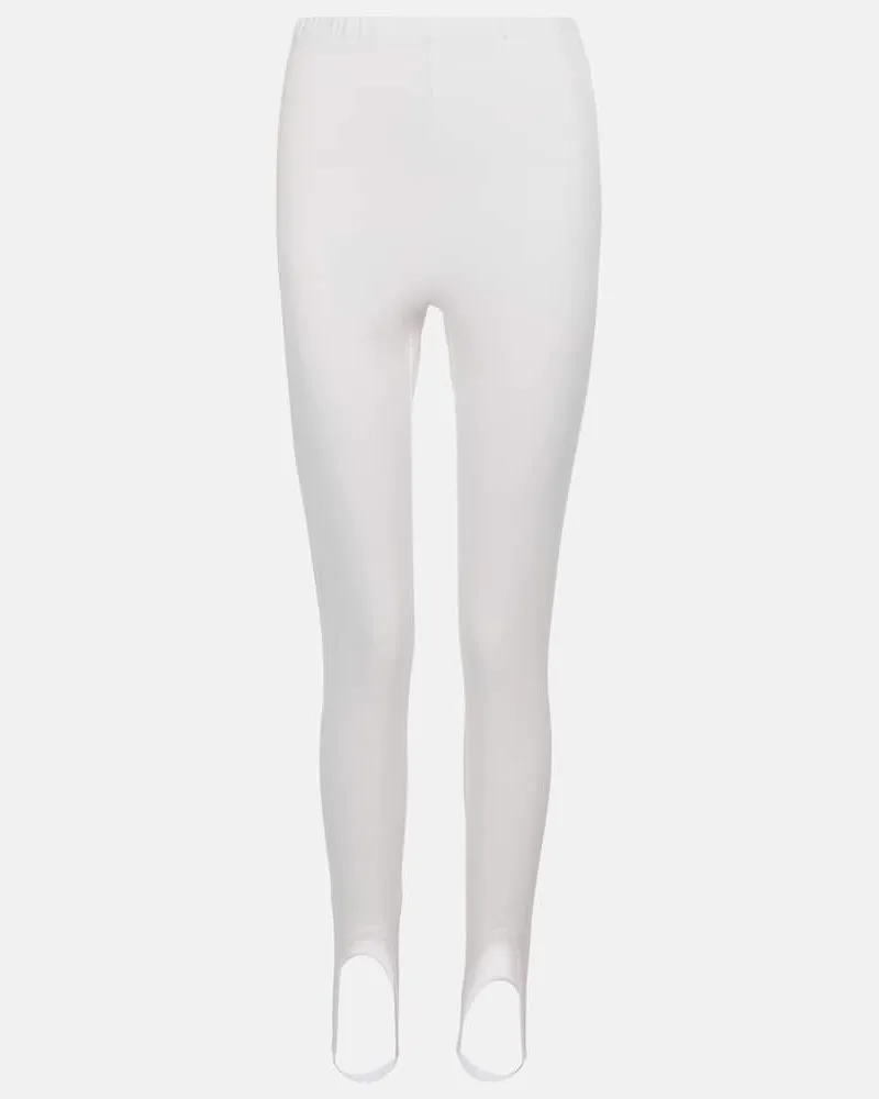 WARDROBE.NYC Leggings con staffe Bianco