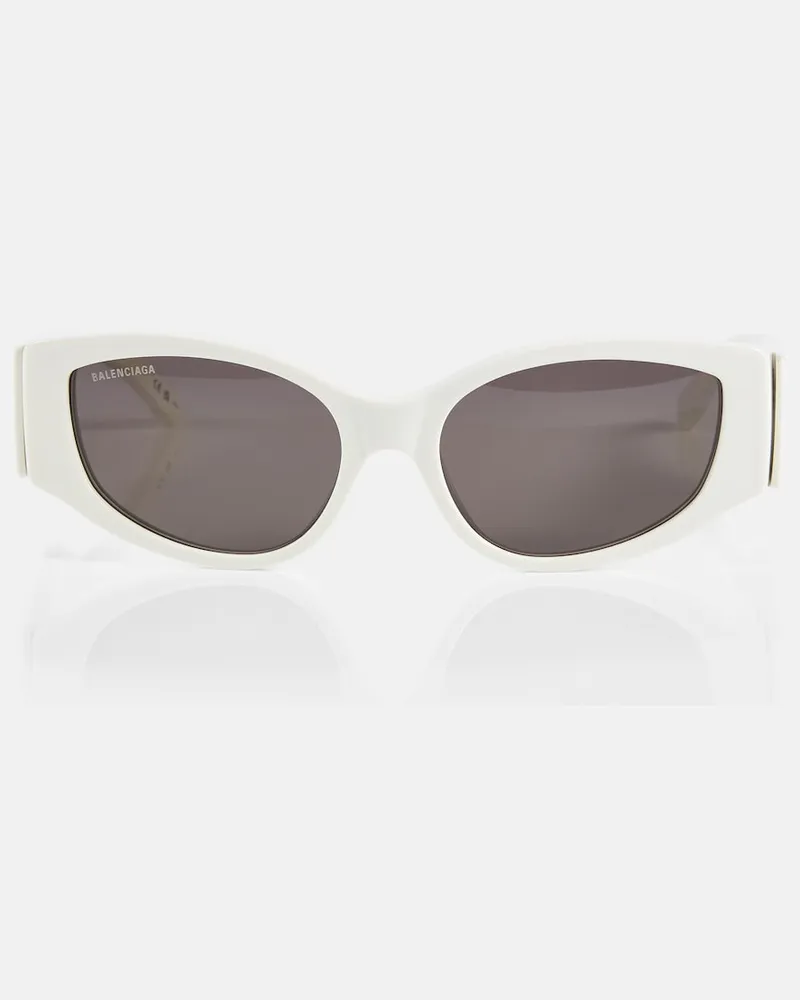 Balenciaga Occhiali da sole cat-eye Everyday Bianco