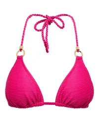 Heidi Klein Top bikini a triangolo Zanzibar Rosa