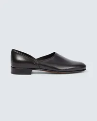 BODE Slippers House Shoe in pelle Nero