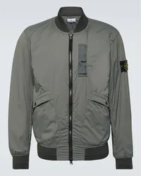 Stone Island Bomber Compass in tessuto tecnico Verde