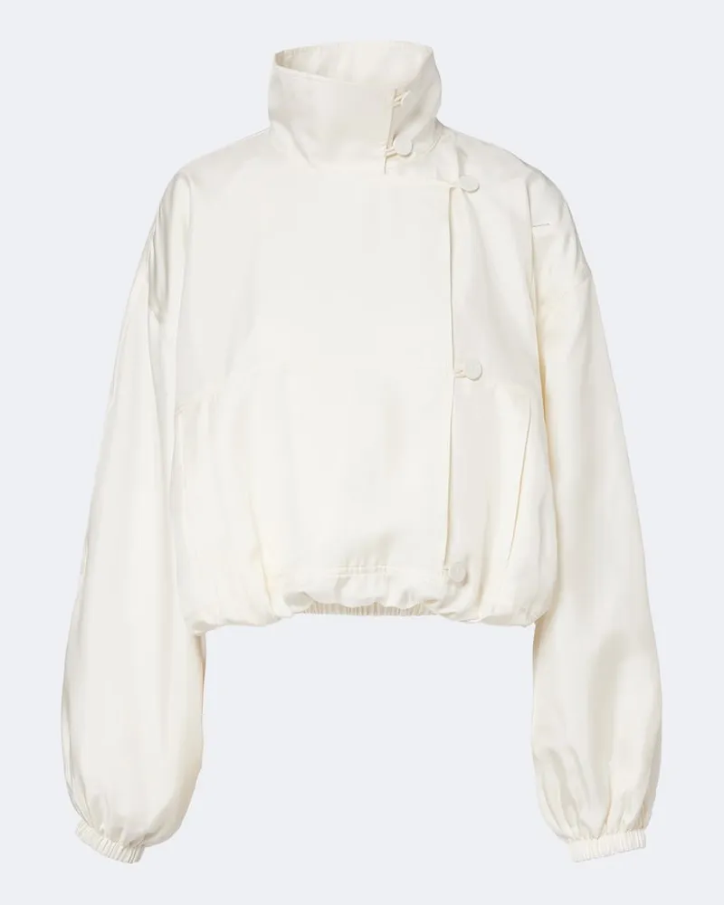 Róhe Róhe Giacca blouson in seta Bianco
