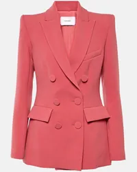 Alex Perry Blazer in crêpe Rosa