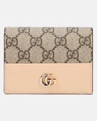 Gucci Portacarte GG Marmont con pelle Multicolore