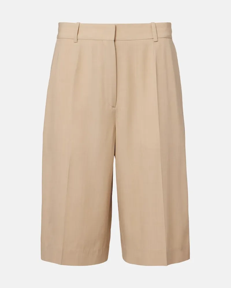 Totême Bermuda a vita alta Beige
