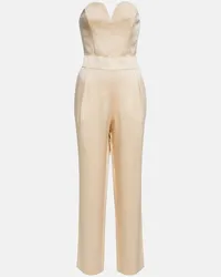 Blazé Milano Blazé Milano Jumpsuit da sposa Clyde in raso Bianco