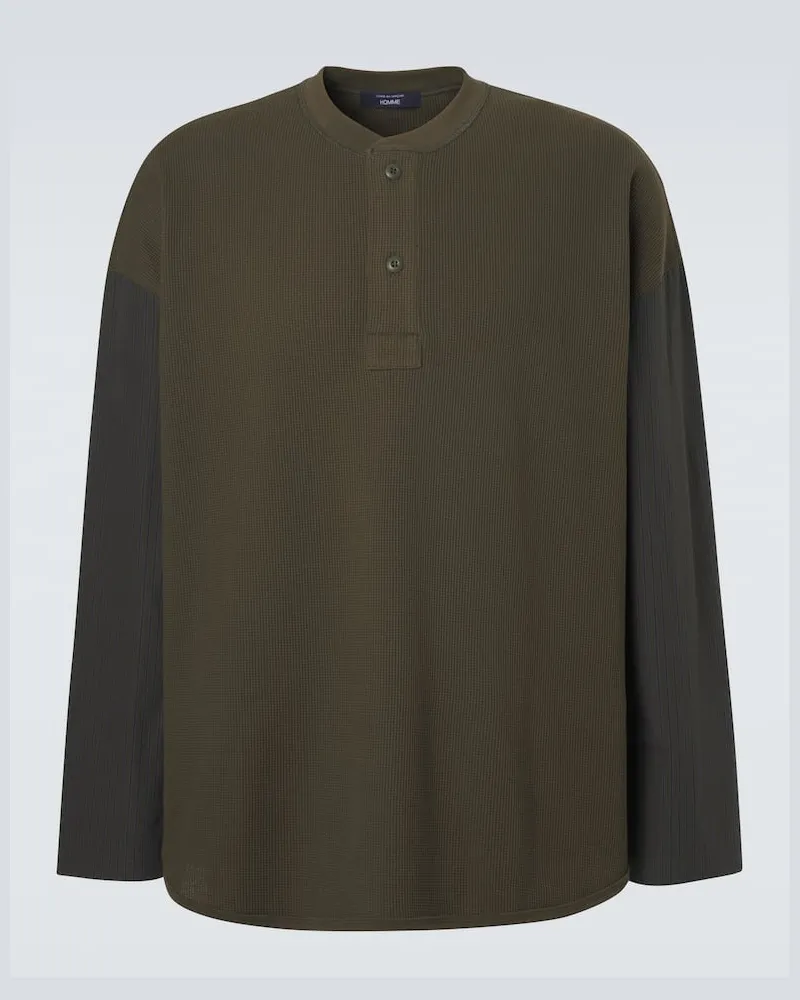 Comme des Garçons Comme des GarÃ§ons Homme Top in jersey di cotone Verde