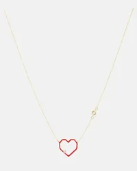 Aliita Collana Heart in oro 9kt con diamanti Oro