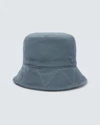 and wander Cappello da pescatore in misto cotone Blu