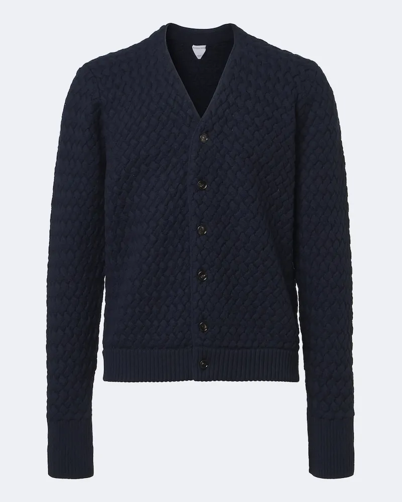 Bottega Veneta Cardigan in lana Blu