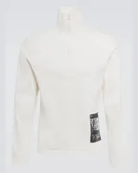 GR10K Pullover Corpus in jersey di cotone Bianco