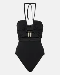 Rick Owens Costume intero con cut-out Nero