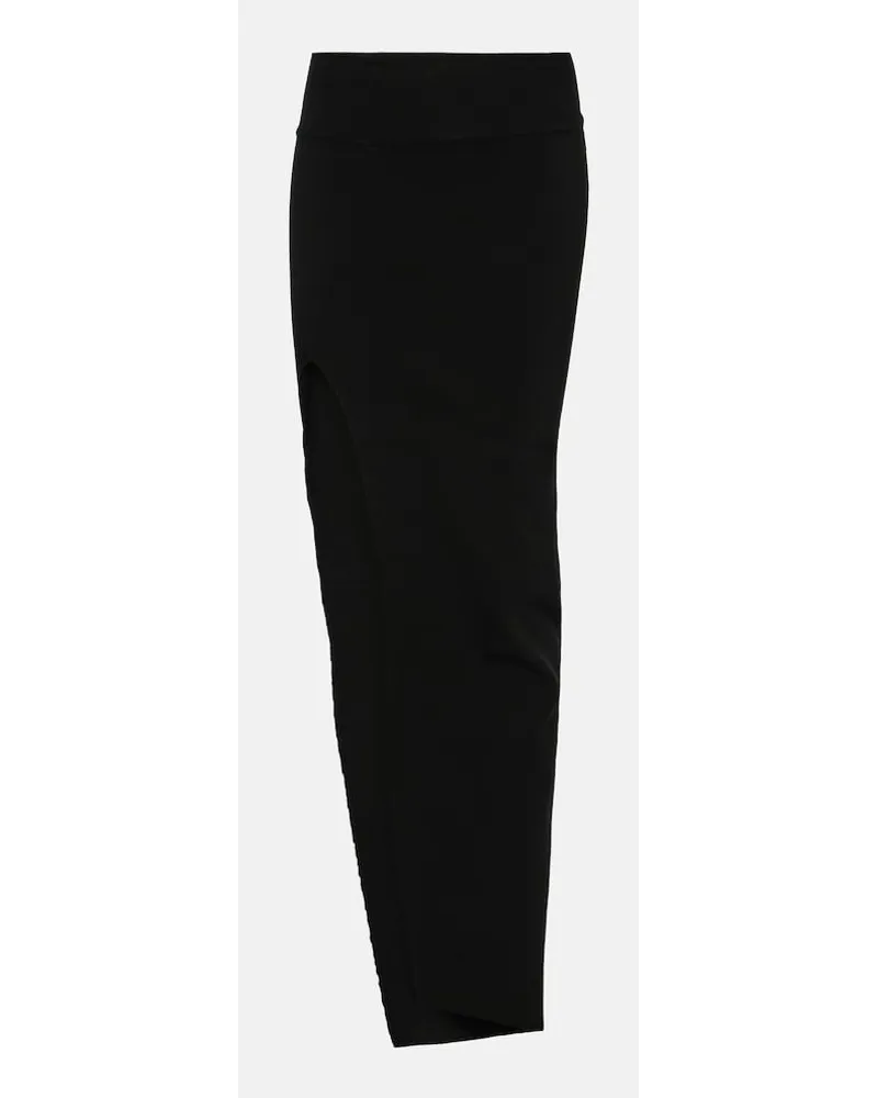 Rick Owens Gonna lunga asimmetrica Nero