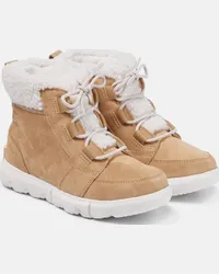 Sorel Stivaletti Carnival Cozy in suede Beige