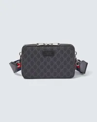 Gucci Borsa a spalla GG Supreme Mini Grigio