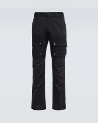 Burberry Pantaloni cargo in cotone Nero