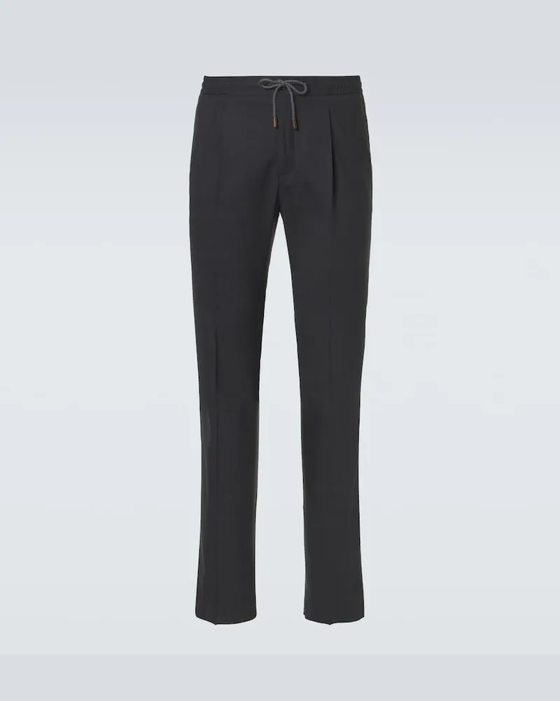 Slowear Pantaloni in lana vergine Grigio