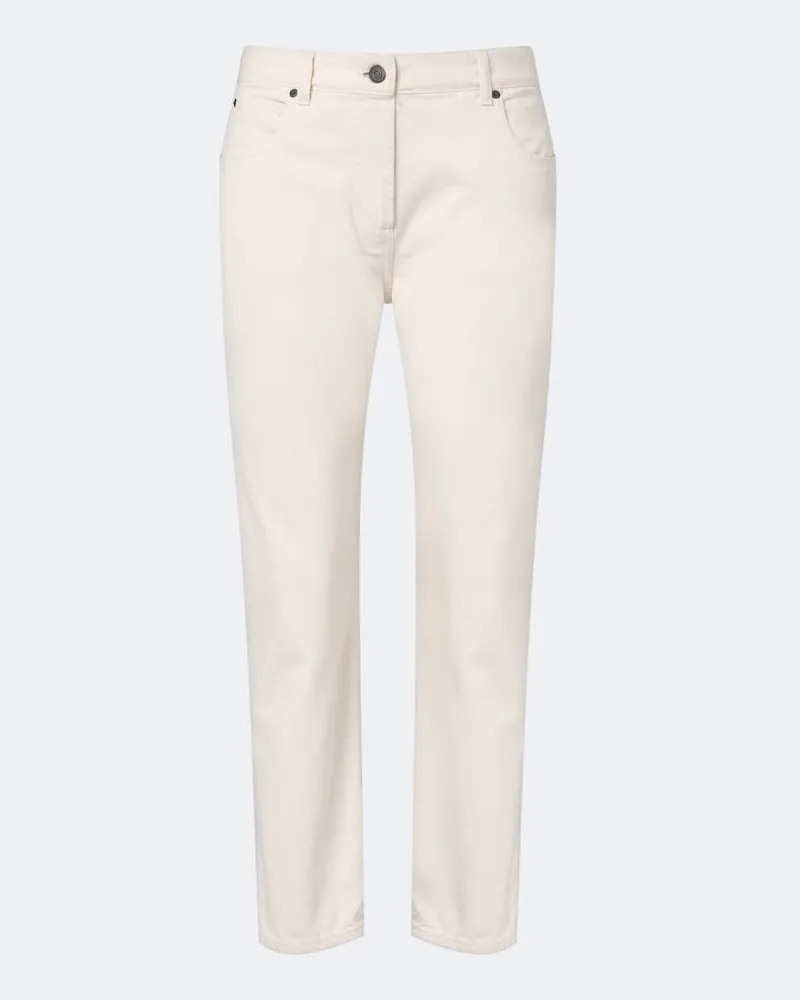 The Row Jeans Riaco regular a vita media Bianco