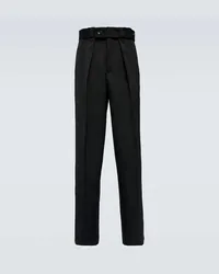 Jil Sander Pantaloni in lana Nero