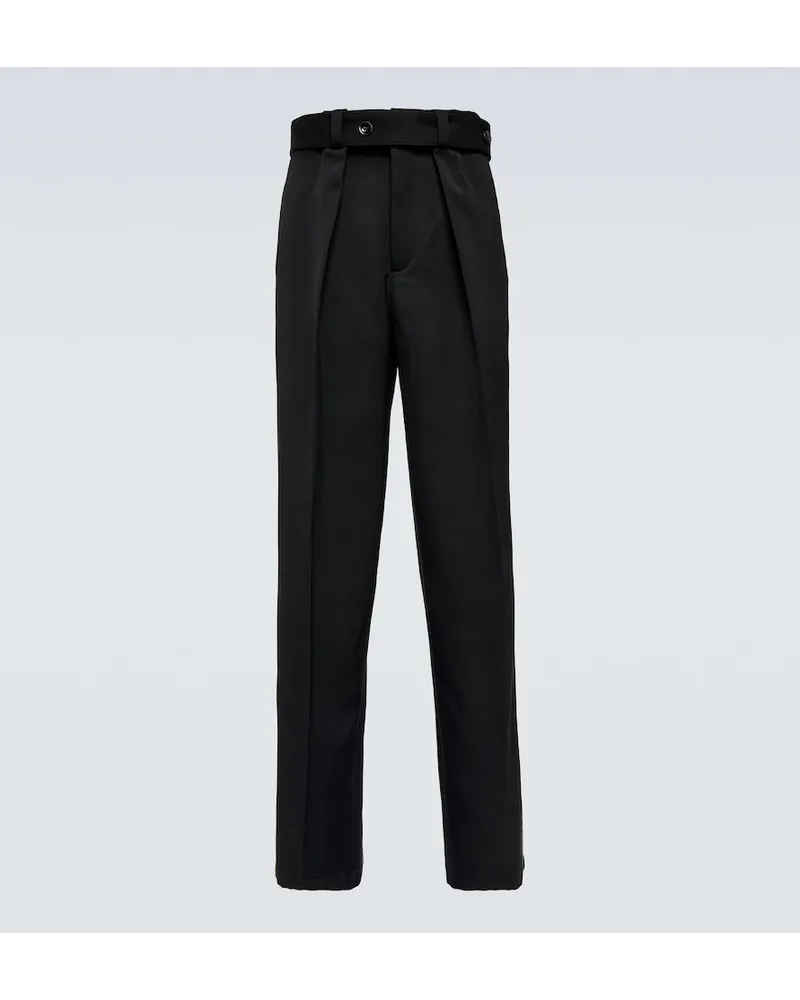 Jil Sander Pantaloni in lana Nero