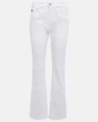 Adriano Goldschmied Jeans bootcut Sophie a vita media Bianco