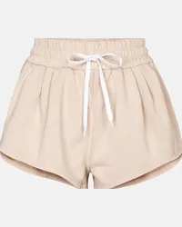 Miu Miu Shorts in jersey di cotone Rosa